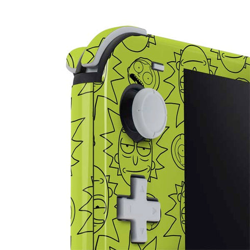 Adult Swim Rick and Morty Rick and Morty All Over Print Nintendo Switch Lite Skin